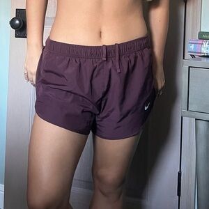 Nike Women's Dark Purple Athletic Shorts